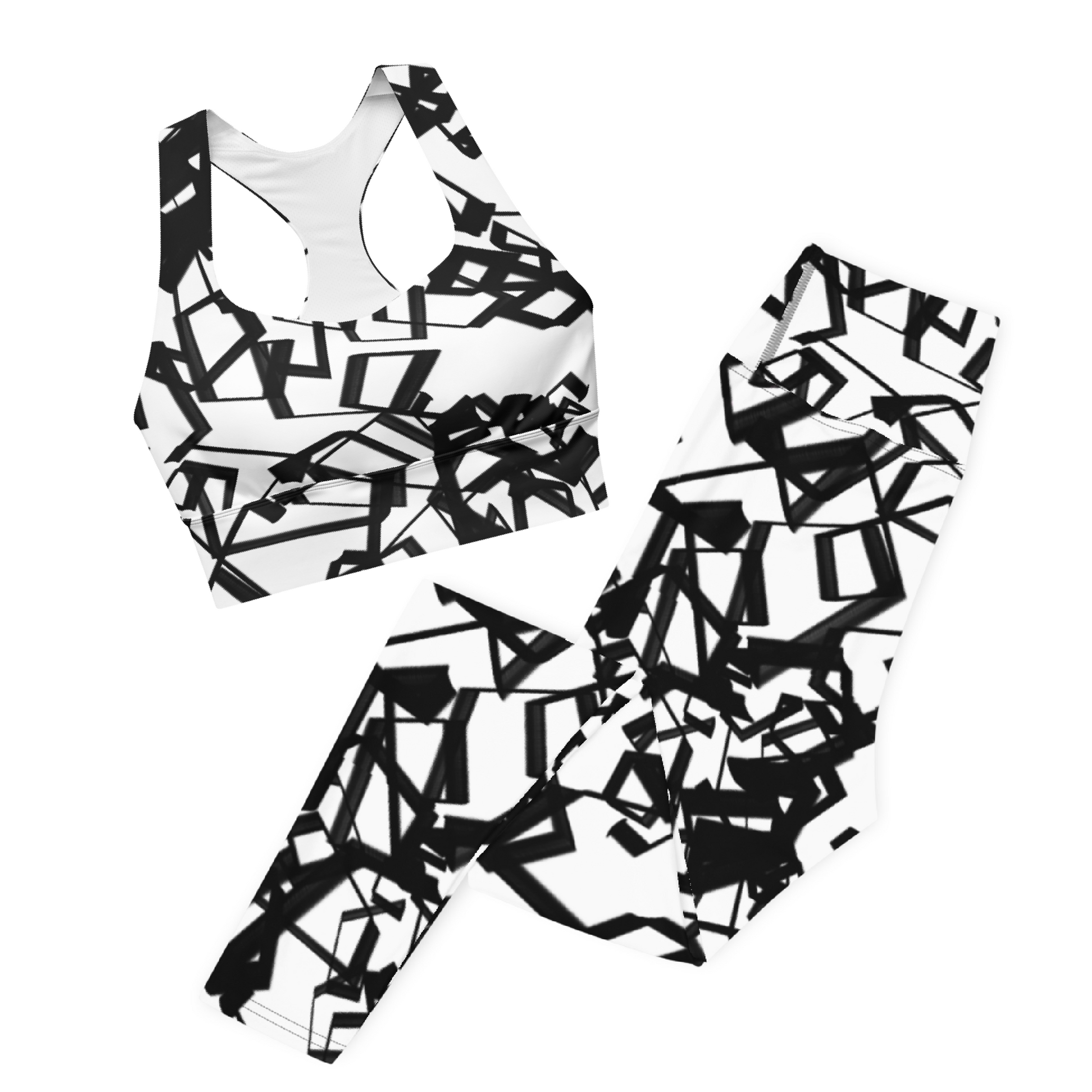 Mom I’d Like to be With Yoga Fit (B&W Scribbles)