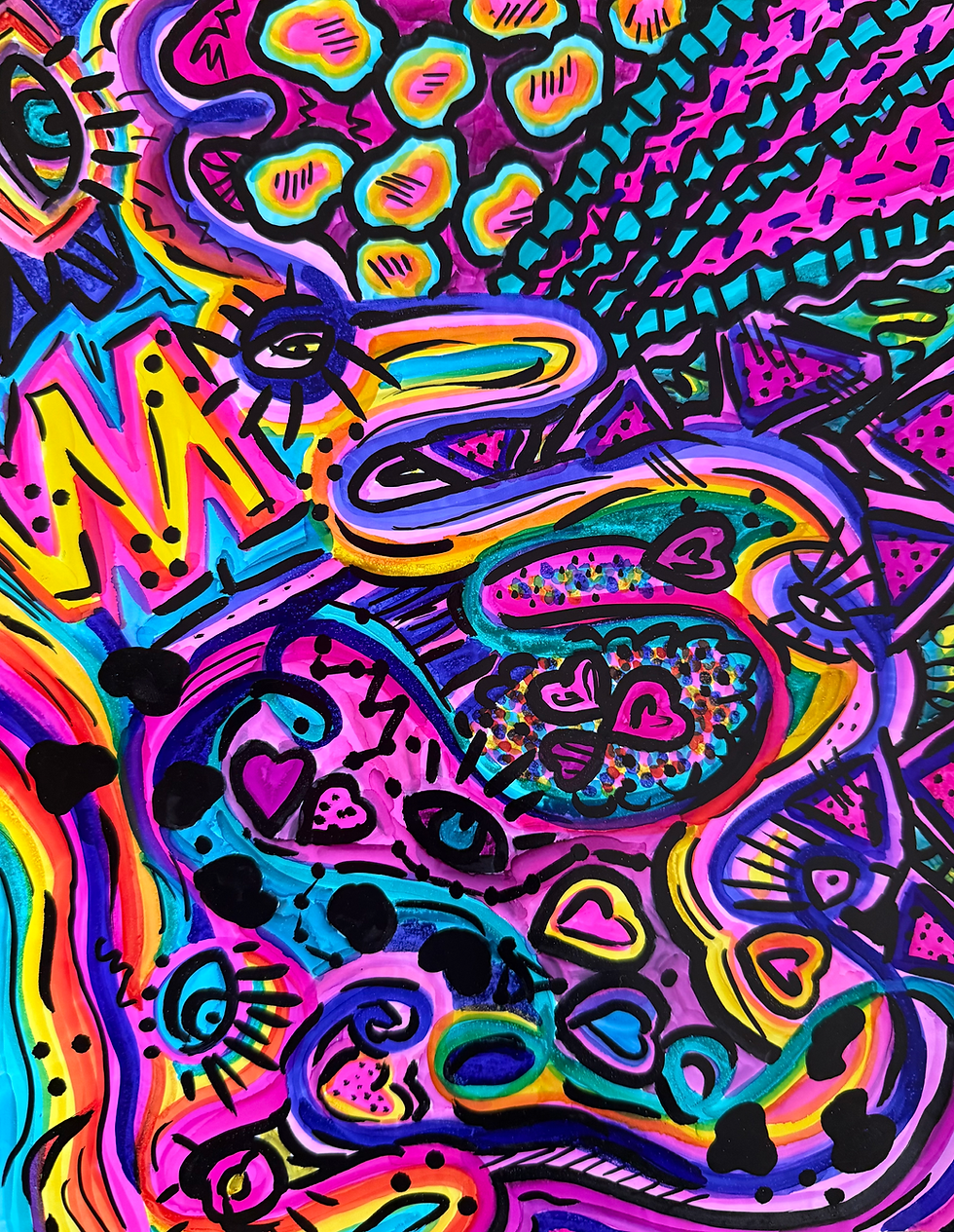 Thumbnail: Pop Rebel Art Hearts — Drop 2, Style 10
