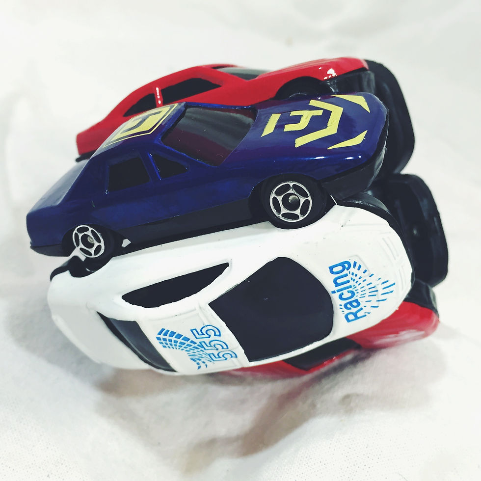 Thumbnail: "Hot Wheelin' Hottie" Americana Toy Car Bracelet