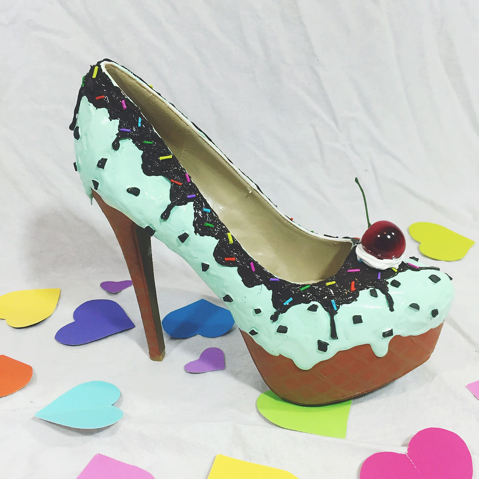 Thumbnail: "Mint Chocolate Chip" Ice Cream Sundae Stilettos
