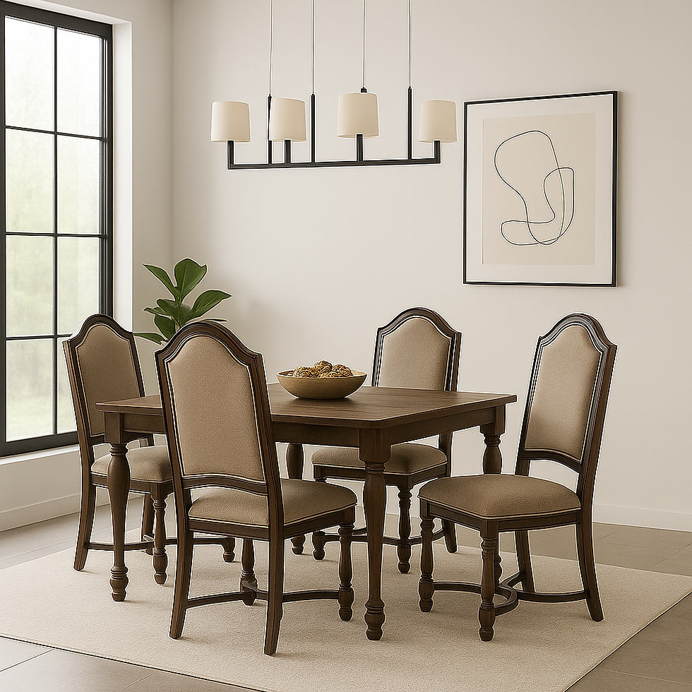 Sedia classica in rovere massello con seduta imbottita