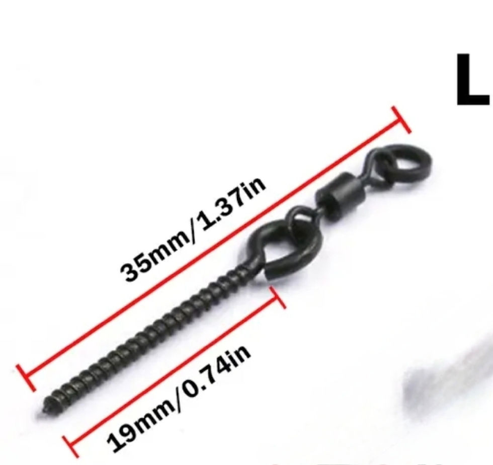 Thumbnail: Boilie screw, aasscrew 10 stuks 