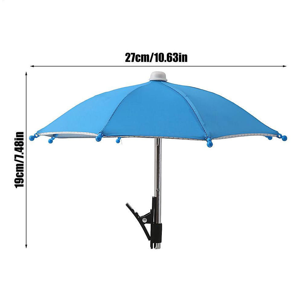 Thumbnail: Cell Phone Umbrella Holder with Clip for Sun Shade Cell Phone Umbrella Phone Cli