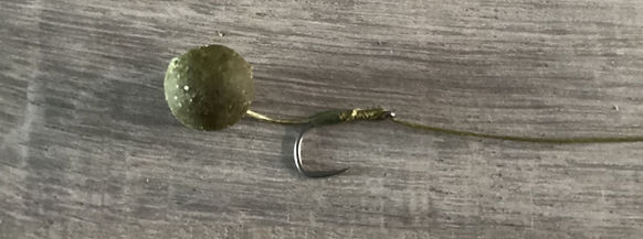 Montage onderlijntje boilie