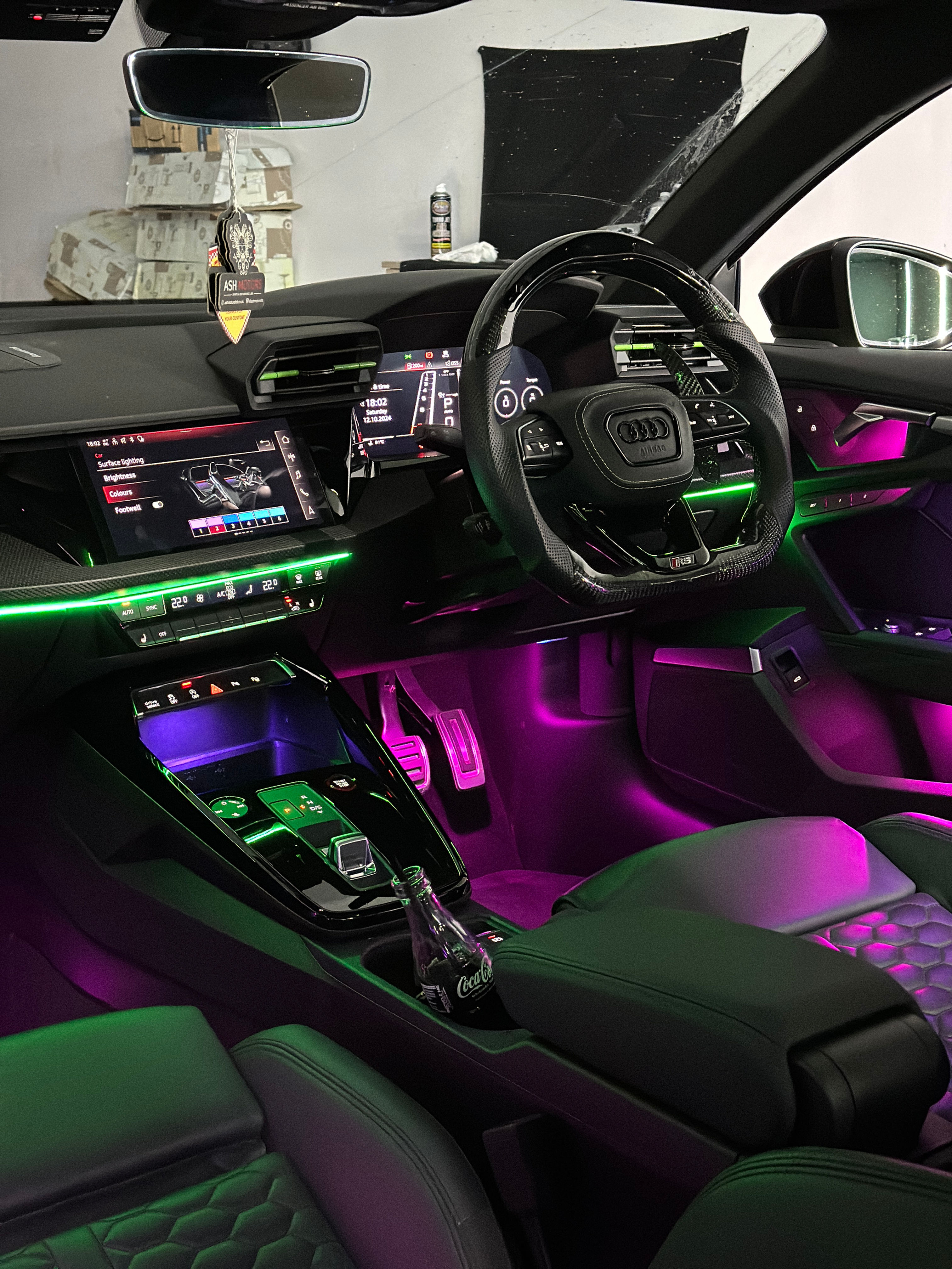 Audi 8Y A3/S3/RS3 Factory Retrofit Screen Control Ambient Lights (2018-2024)