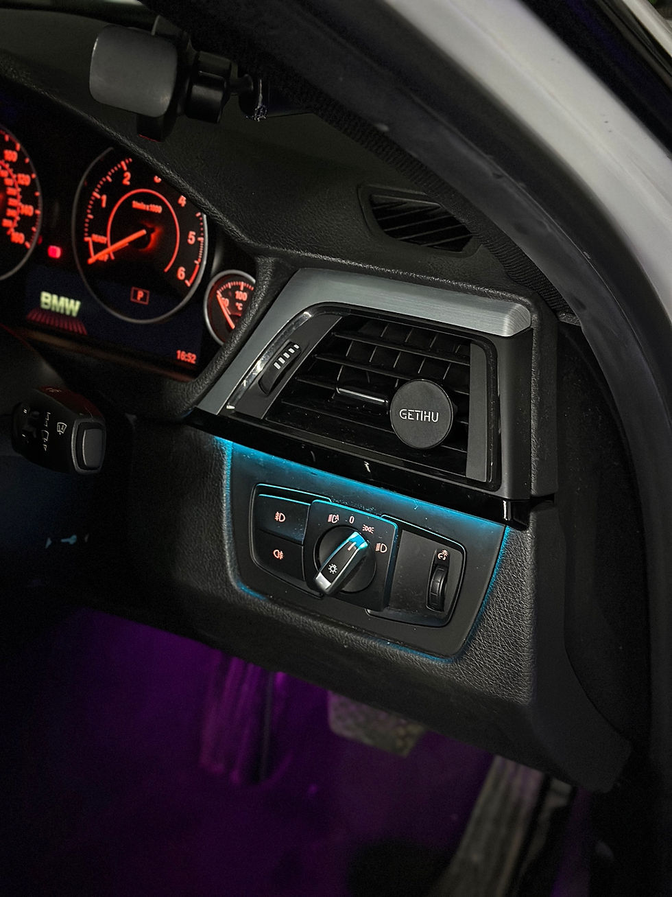 Thumbnail: BMW 3 Series F30 - Factory iDrive Screen Controlled Ambient Lights (2013-2019)