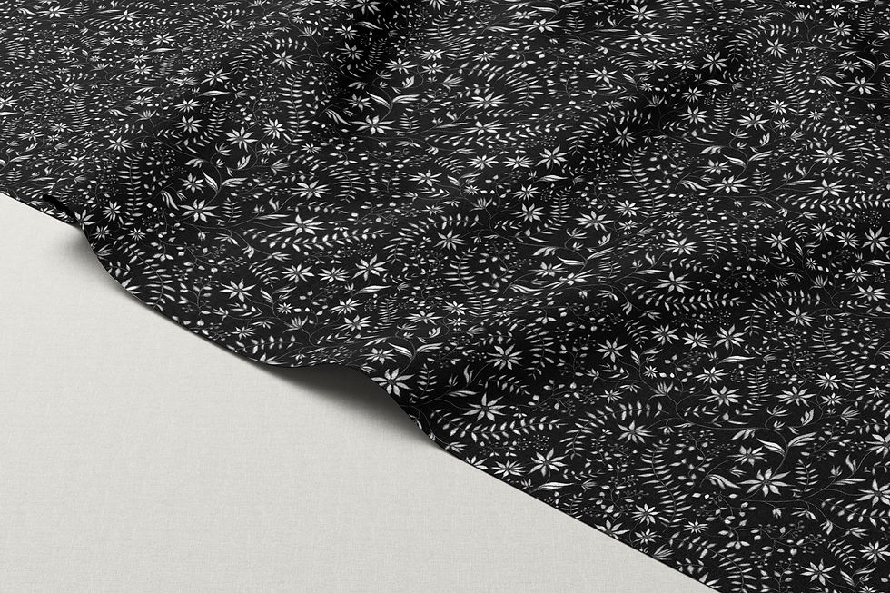 CALEYA-00137CLC Classicism Pattern - Fabric Mockup - Explore the timeless elegance of this charming design