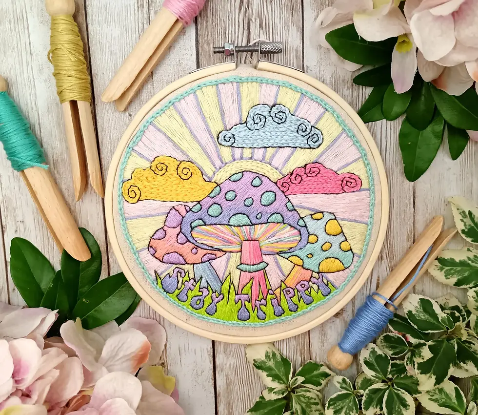 Thumbnail: Stay Trippy Little Hippy PDF Pattern Download