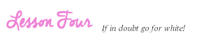 lesson four