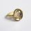 Thumbnail: Rutilated Quartz lens in gold ring