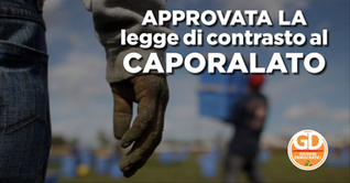 Approvata la Legge sul Caporalato