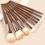 Thumbnail: Maange 9pc redwood brush set 