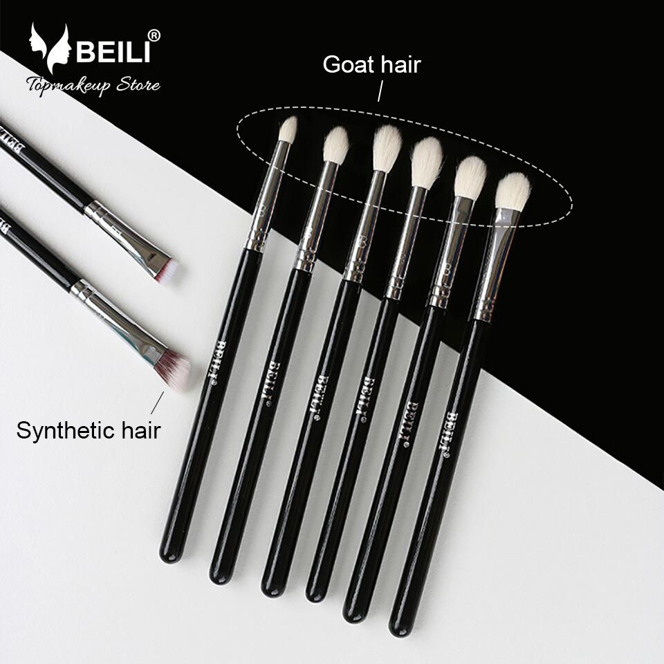 7pc Beili eye brush set