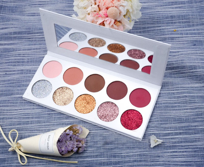 Thumbnail: 10pan matte & pressed glitter palette