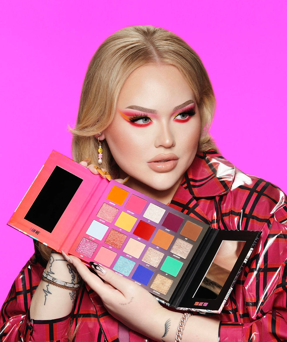 Nikietutorials x BeautyBay pressed pigment palette 