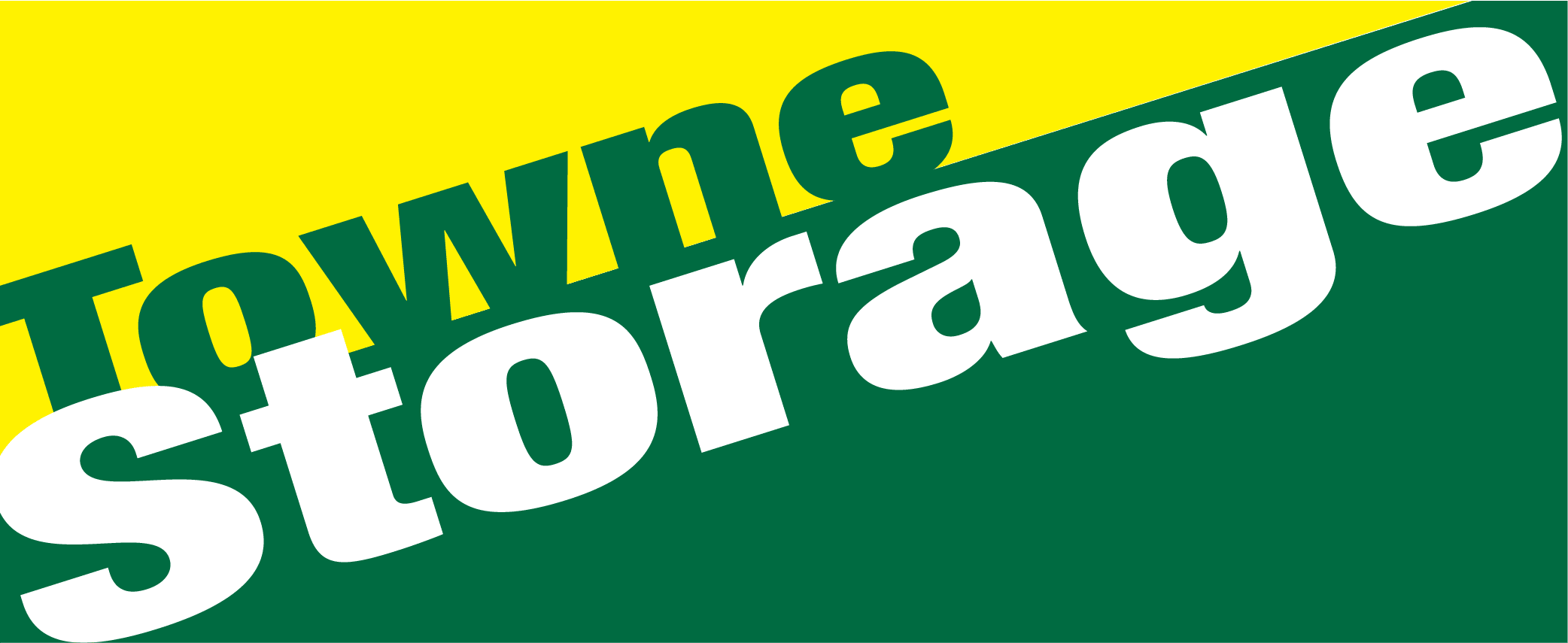 Towne Storage logo - Premium self-storage facility company with a range of storage units and service