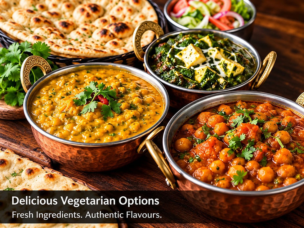 Authentic Indian curry served at Indian Rogan Josh restaurant