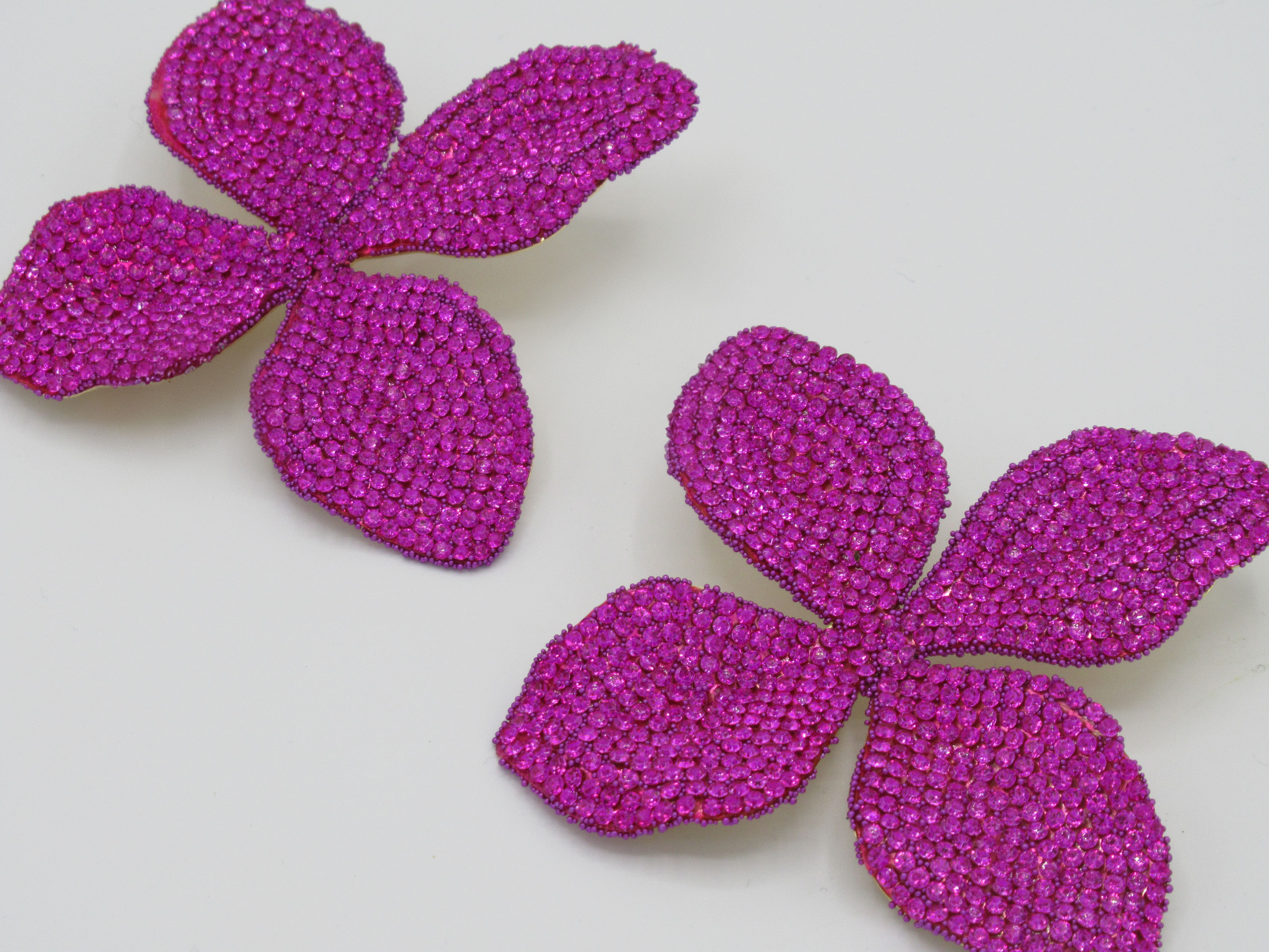 Magenta Bloom Earrings