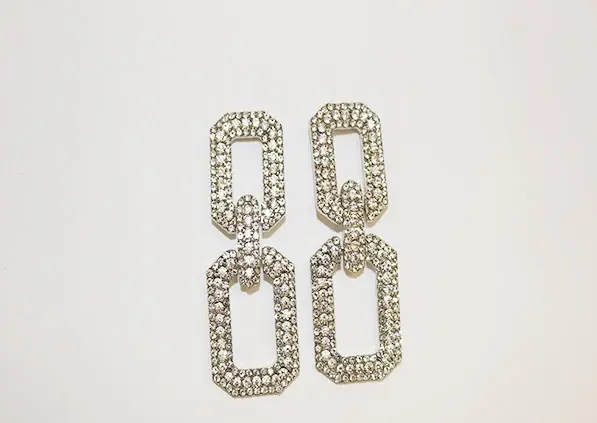 Crystal Link Luxe Earrings
