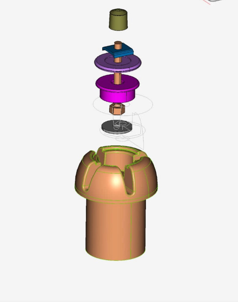 POST CAP 50 MM For HailNET