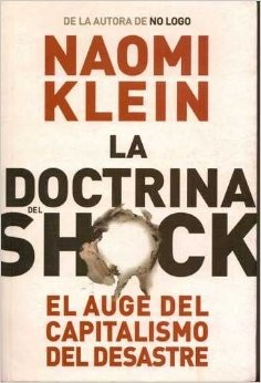 Portada de una edición de La doctrina del shock