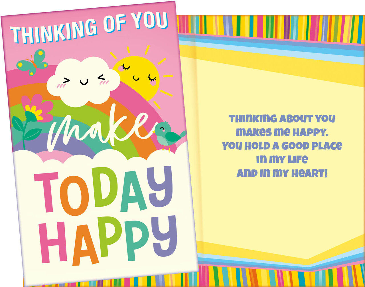 Thinking of you card: Make Today Happy