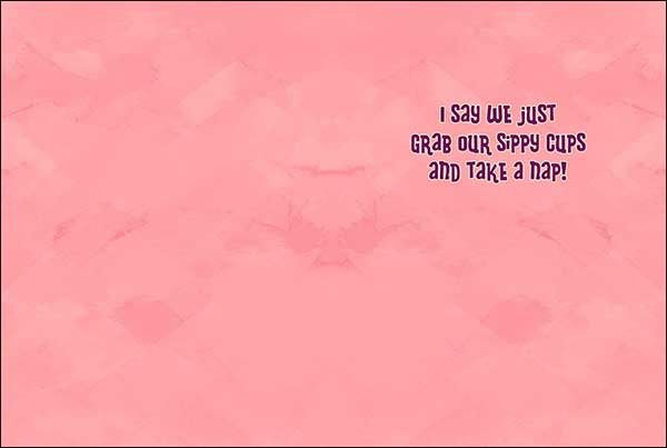 Pink background with purple text: I do not just enjoy sex, sex is also my therapy