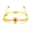 Thumbnail: Yellow sunflower charm bracelet