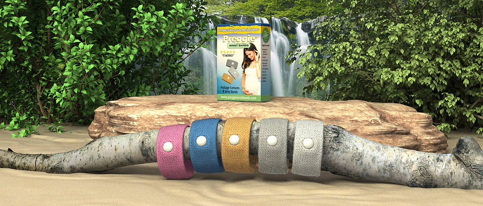 Anti Nausea Wristbands - Motion Sickness, Chemotherapy, Pregnancy Relief