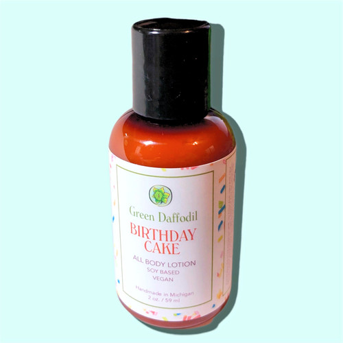 Vanilla Birthday Cake Body Lotion Sending Sunshine