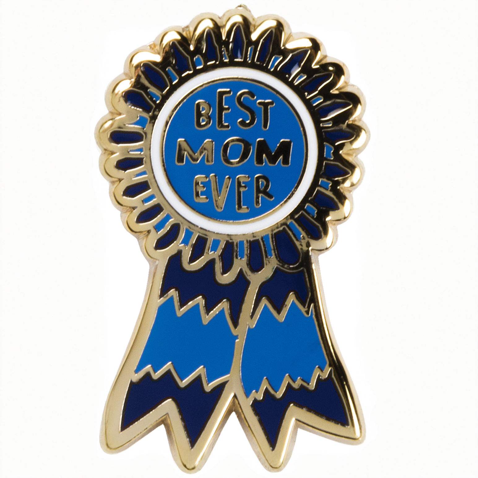 Best Mom Ever award ribbon pin