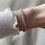 Miniaturbild: Blumenarmband | Lila