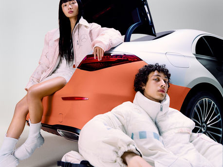 Heron Preston and Mercedes Benz Team Up for an Upcycled Car-to-Clothing Collab