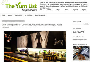 Uncorked @ Drift in the Yum List!