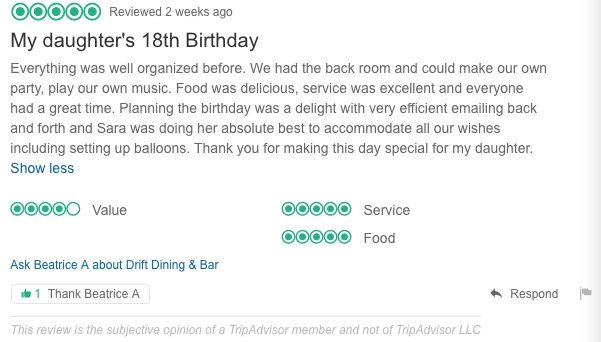 tripadvisor reviews