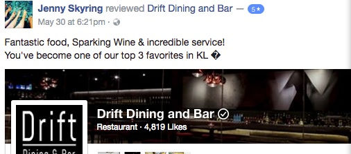 Facebook review Drift