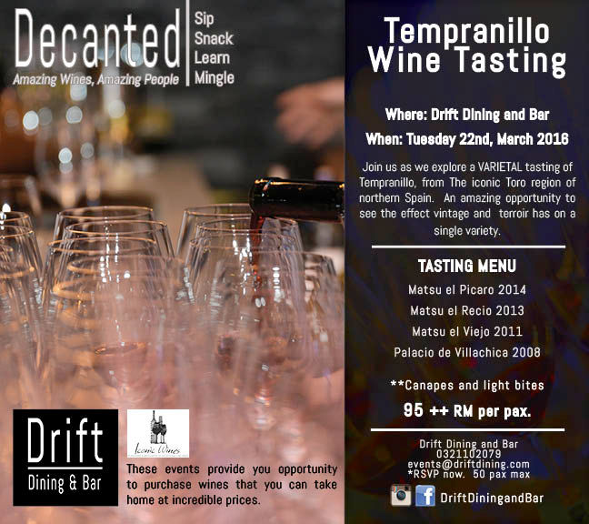 Tempranillo Tasting