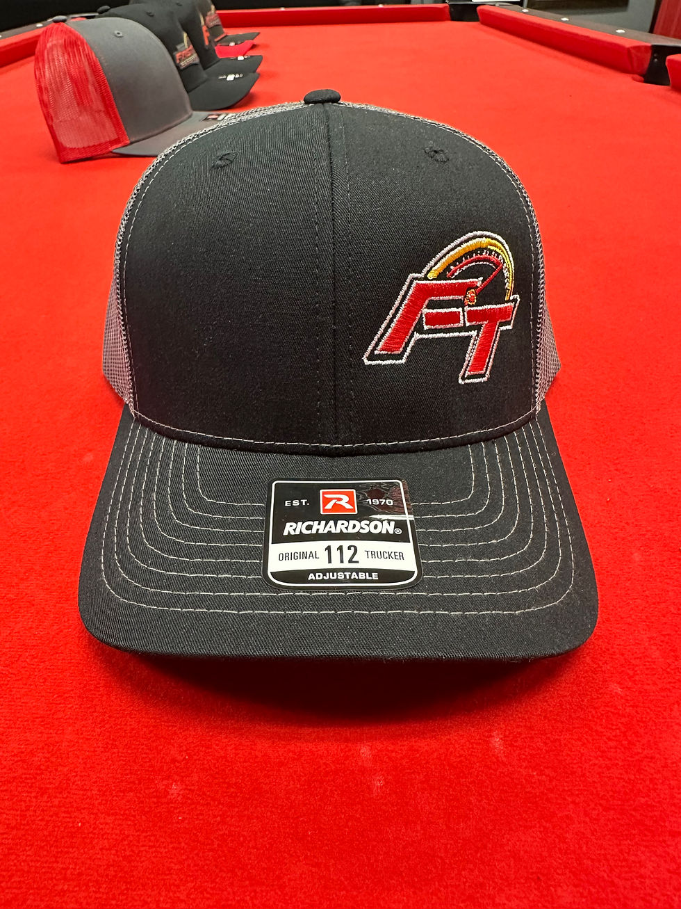 FASTTUNES TRUCKER HAT BLACK RICHARDSON