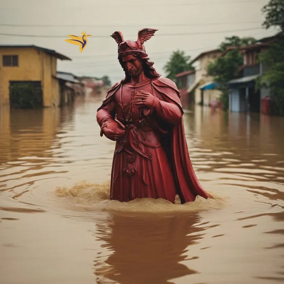 Symbollic's Jesus in Flood Waters: A Spiritual Masterpiece
