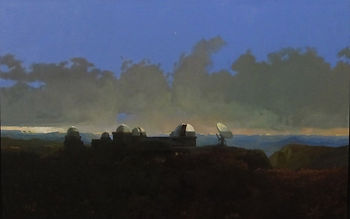 "Observatorium", olje på lerret