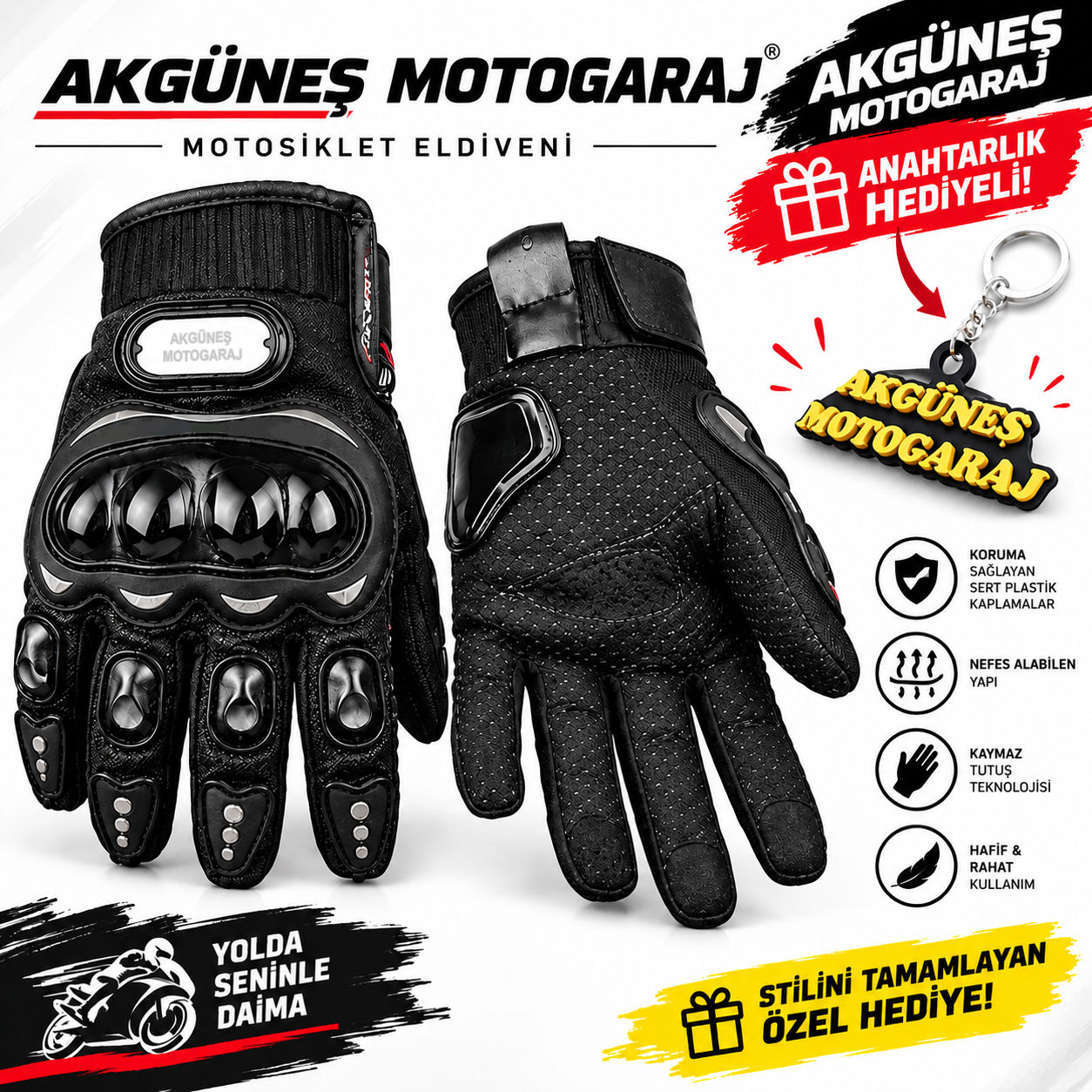 MOTOSİKLET TAM ELDİVENİ SPEED BİKER