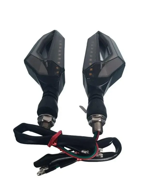 Monero Motosiklet LED Kayar Sinyal Takımı Karbon Universal sağ sol set