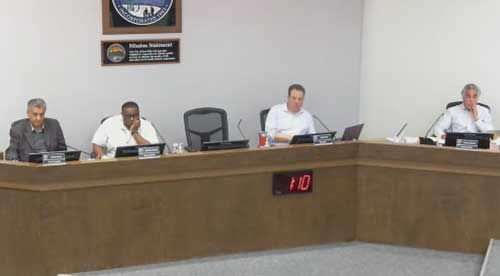 East Palo Alto City Council members are shown in this screen grab during their June 3, 2025 regular meeting. Mayor Martha Barragan participated in the meeting on Zoom. Get full details from the article below.