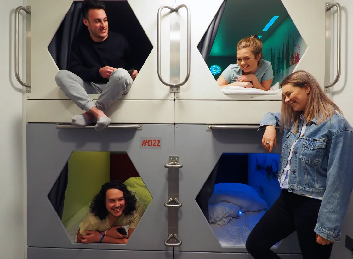 St Christoper's Village hostel is the first capsule hostel in the Uk