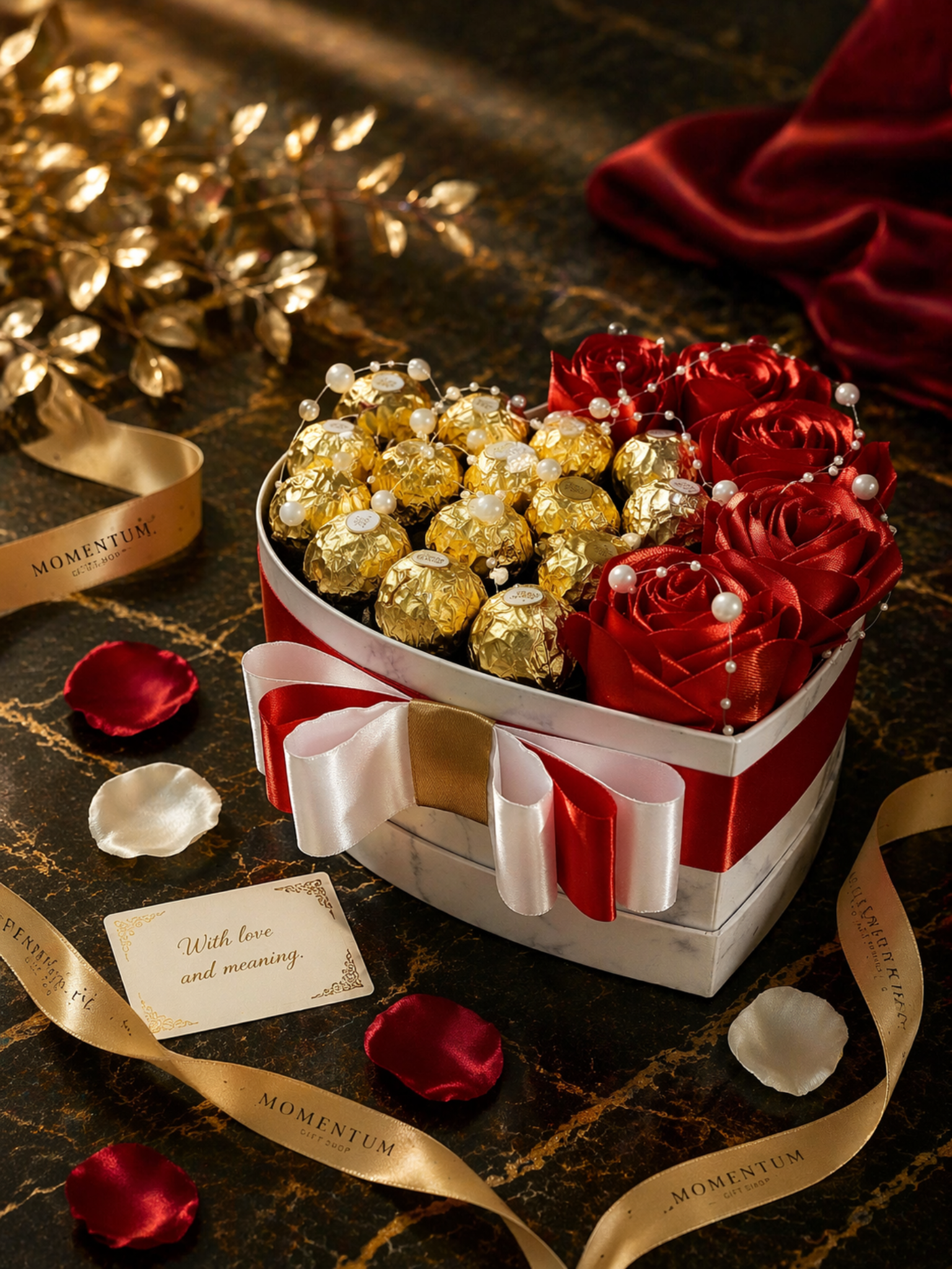 Momentum Bouquet Box Ruby Elegance