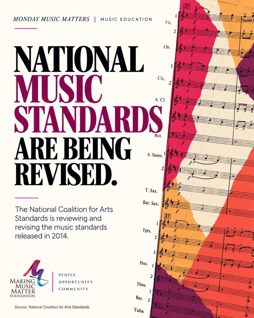 National music standards review information