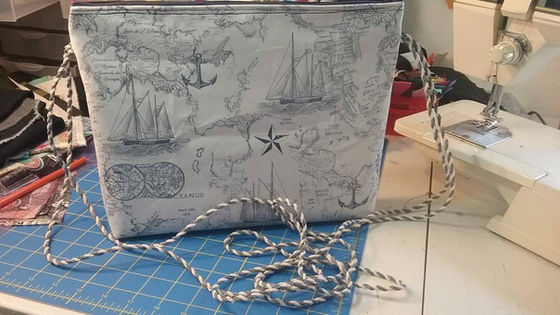 Sailing on the Seas crossbody purse
