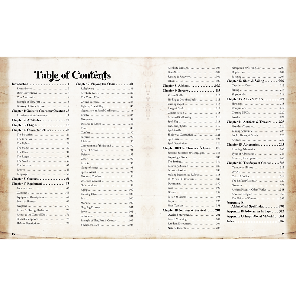 Thumbnail: Reaver Sword & Sorcery Roleplaying Game Rulebook (As-Is Hardcover + PDF)