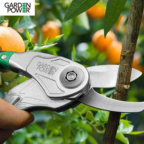 Thumbnail: Garden Power Hand Pruner & Shears 2 in 1 Multi-Cutter, Unique Locking Design