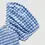 Thumbnail: MOD Gingham Print Puff Sleeve Knot Front Ruffle Hem Dress